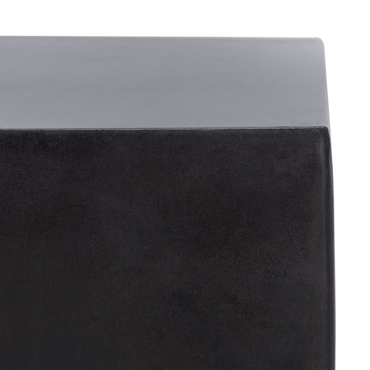 Zen In/Outdoor Accent Stool - Black - Safavieh - Image 2