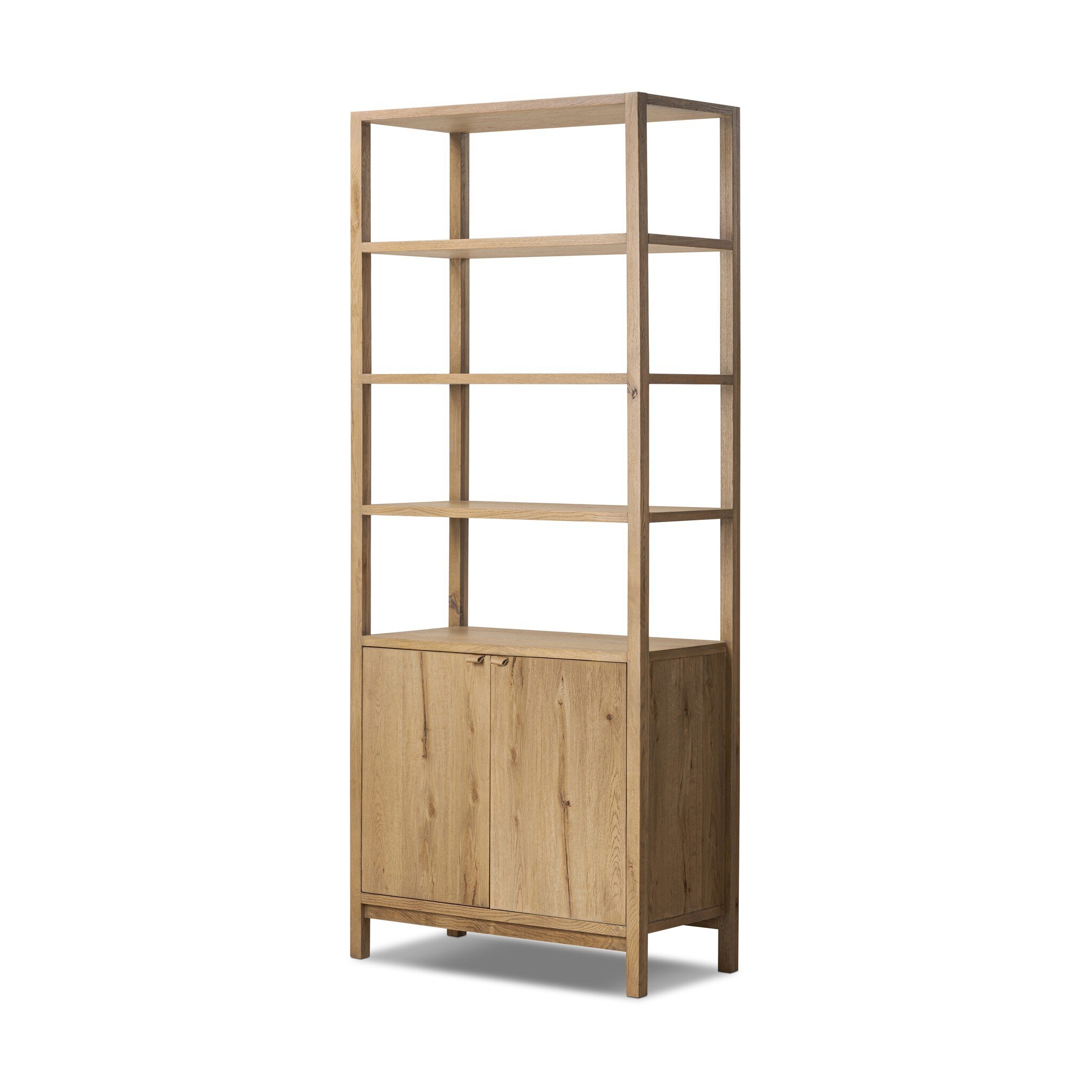 Tula Bookcase - Worn Oak Veneer - Image 1