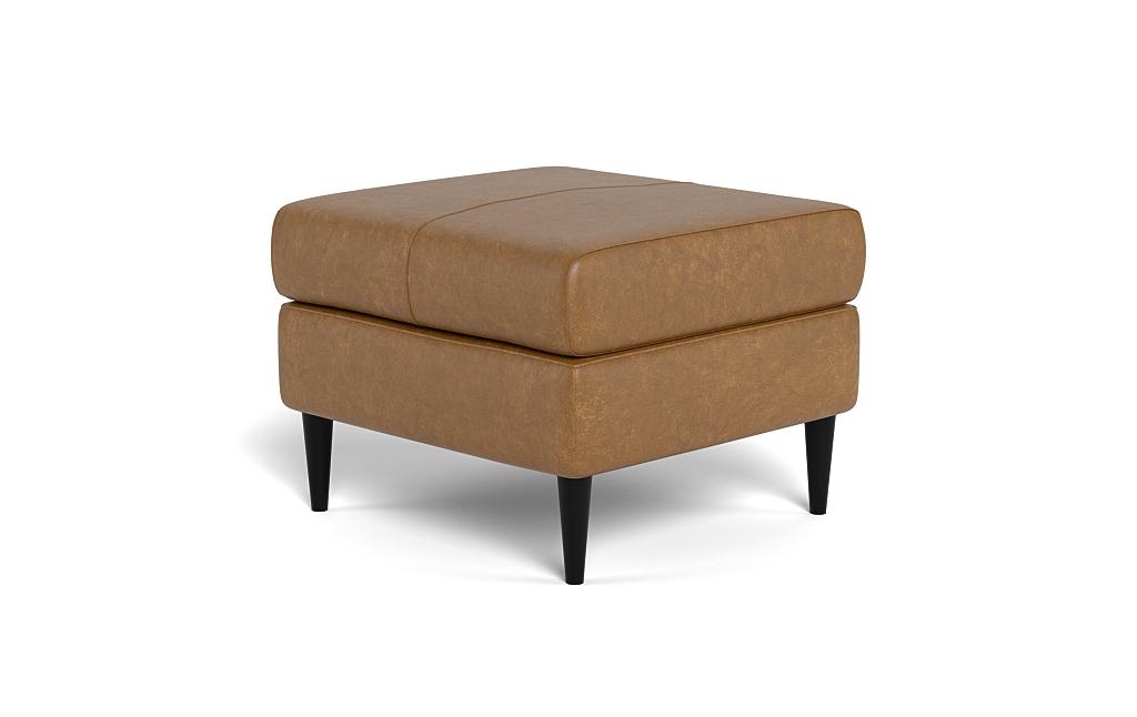 Asher Leather Ottoman  - Image 2