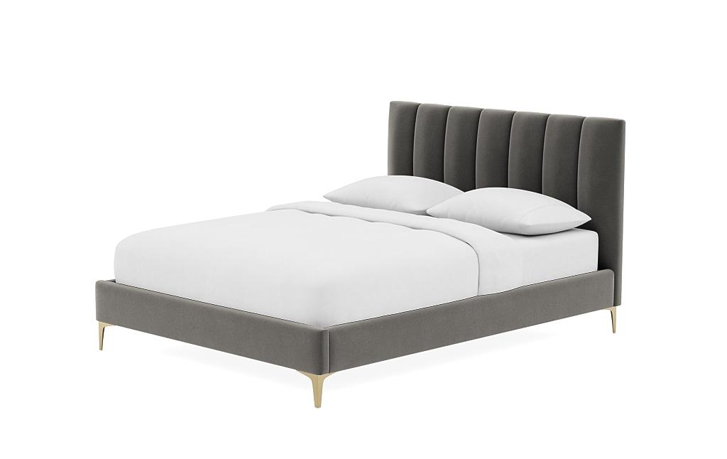 Lowen Upholstered Bed with Tufting Option - Image 2