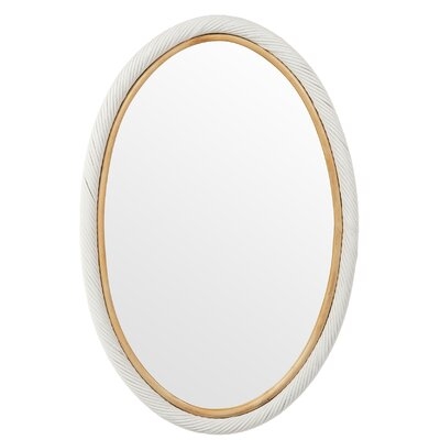 Sharri Twisted Rattan Coastal Accent Mirror - Image 0