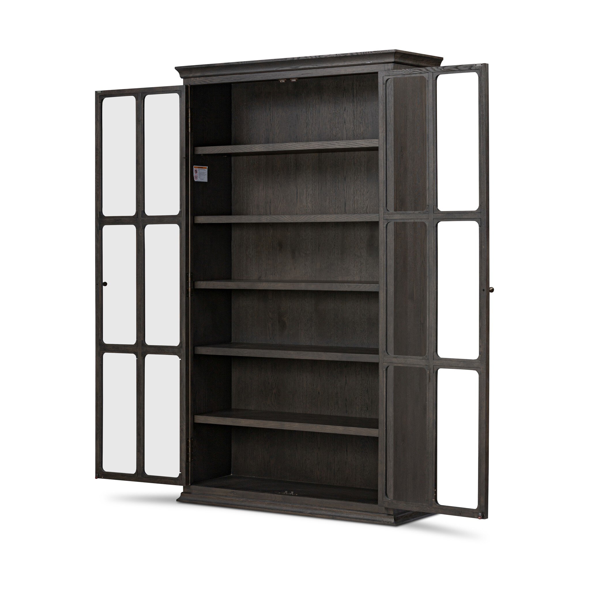Dawes Cabinet - Smoked Black Oak - Image 7