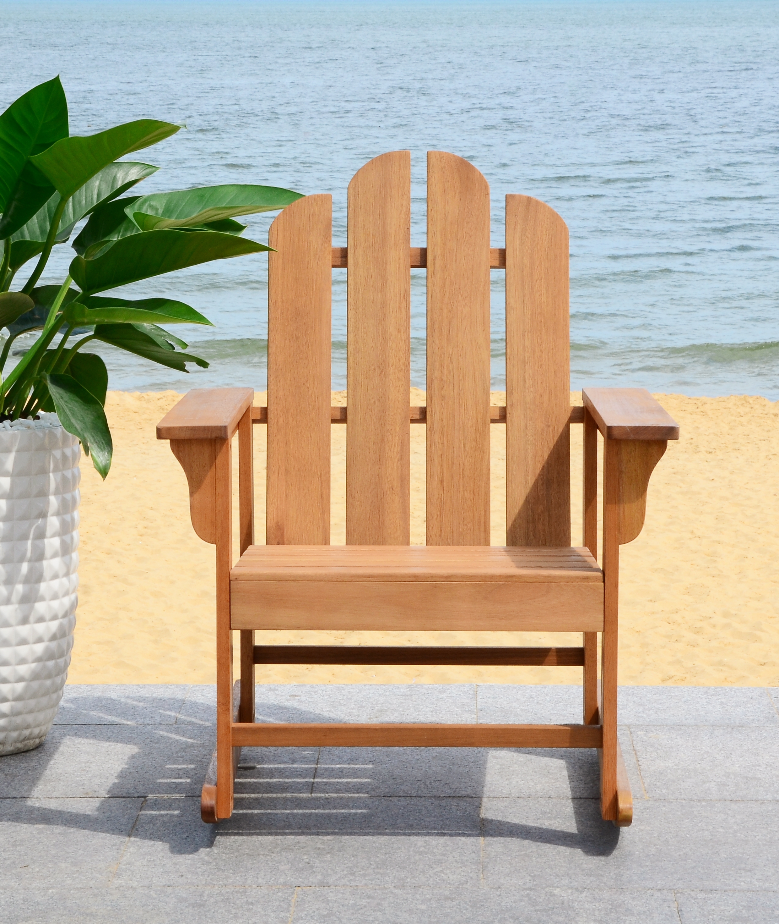 Moreno Rocking Chair - Natural - Safavieh - Image 6