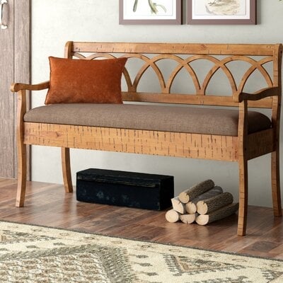 Bianchi Wood Flip Top Storage Bench - Image 0