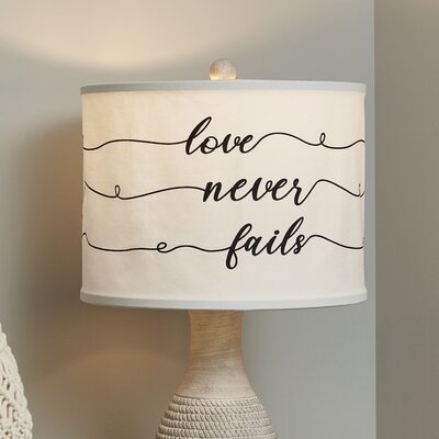 Gracie Oaks® Love Never Fails Lamp Shade Kit - Image 0