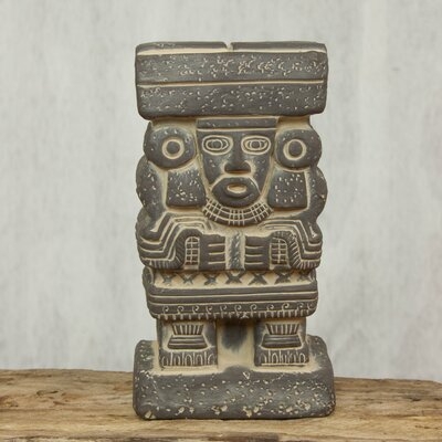 Zhane Collectible Aztec Ceramic Museum Replica Statue - Image 0