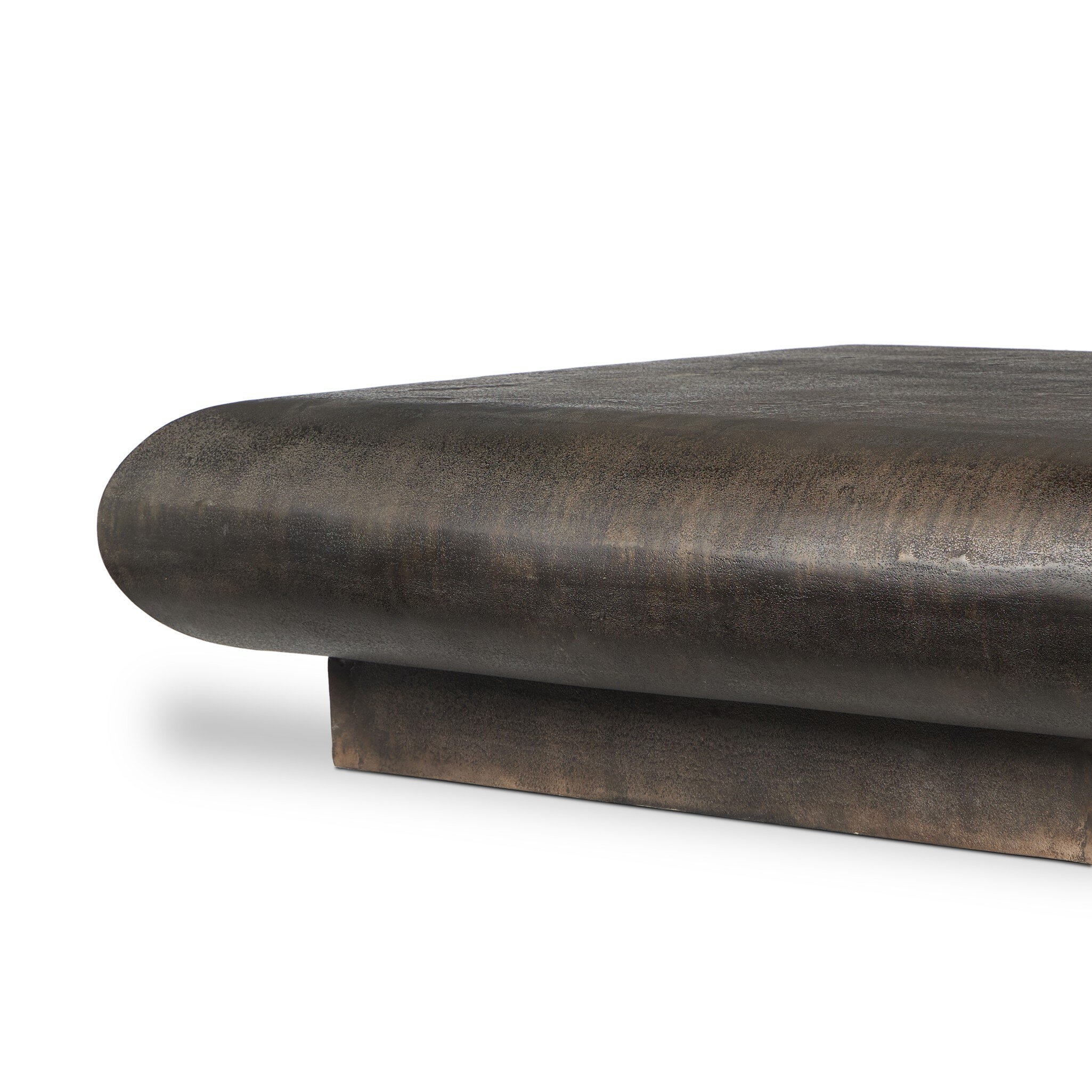 Ambra Outdoor Coffee Table - Distressed Bronze - Image 7
