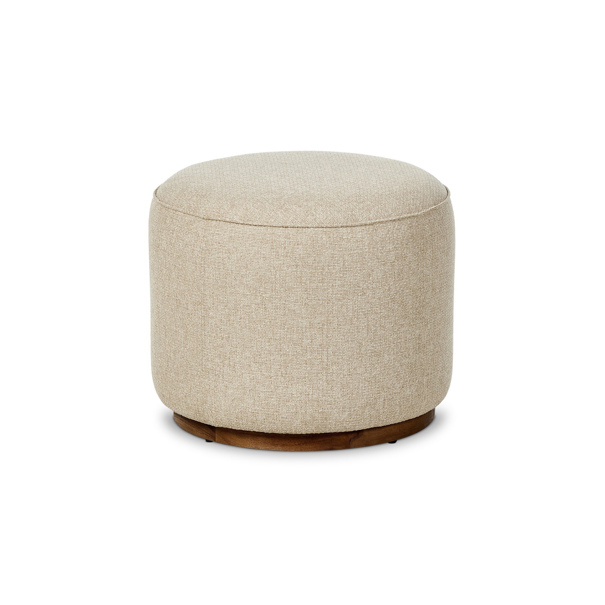 Sinclair Outdoor Ottoman - Hayes Cream - Image 1