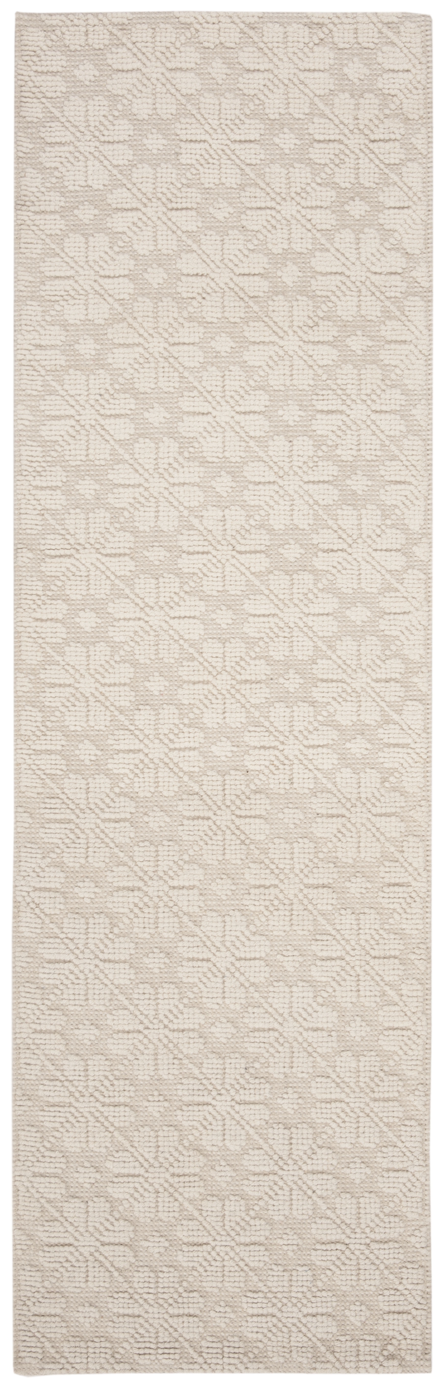 Arlo Home Hand Woven Area Rug, VRM303A, Ivory,  2' 3" X 8' - Image 0