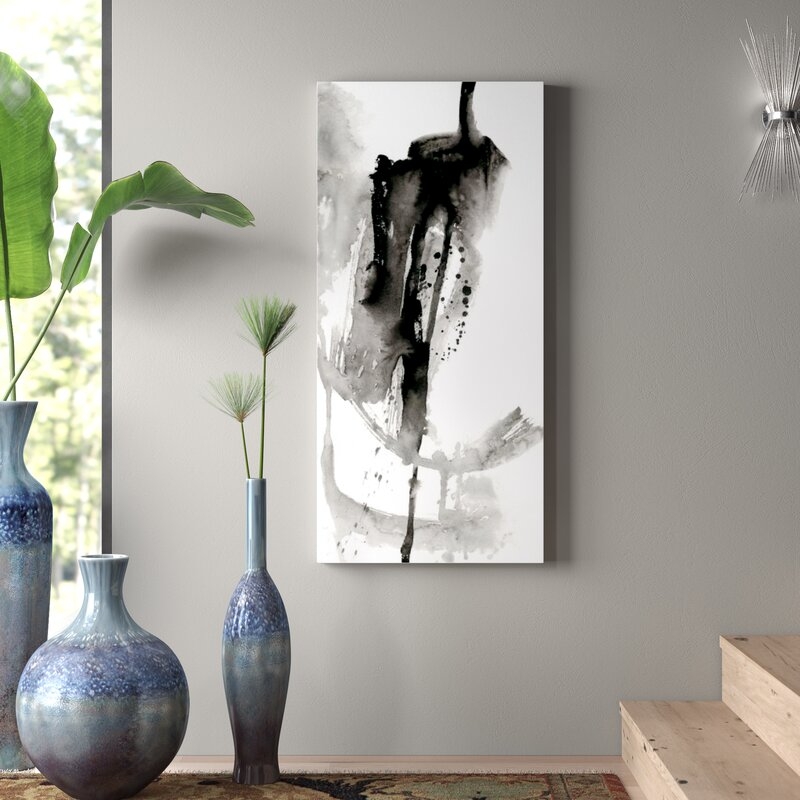 Chelsea Art Studio Black Infinity I by Sara Brown - Wrapped Canvas Painting - Image 0