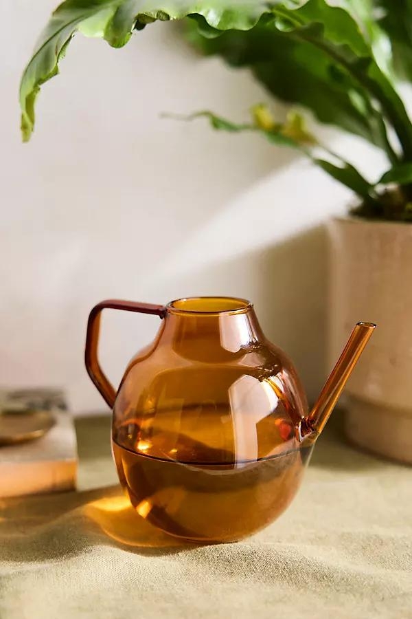 Amber Glass Watering Can - Image 0