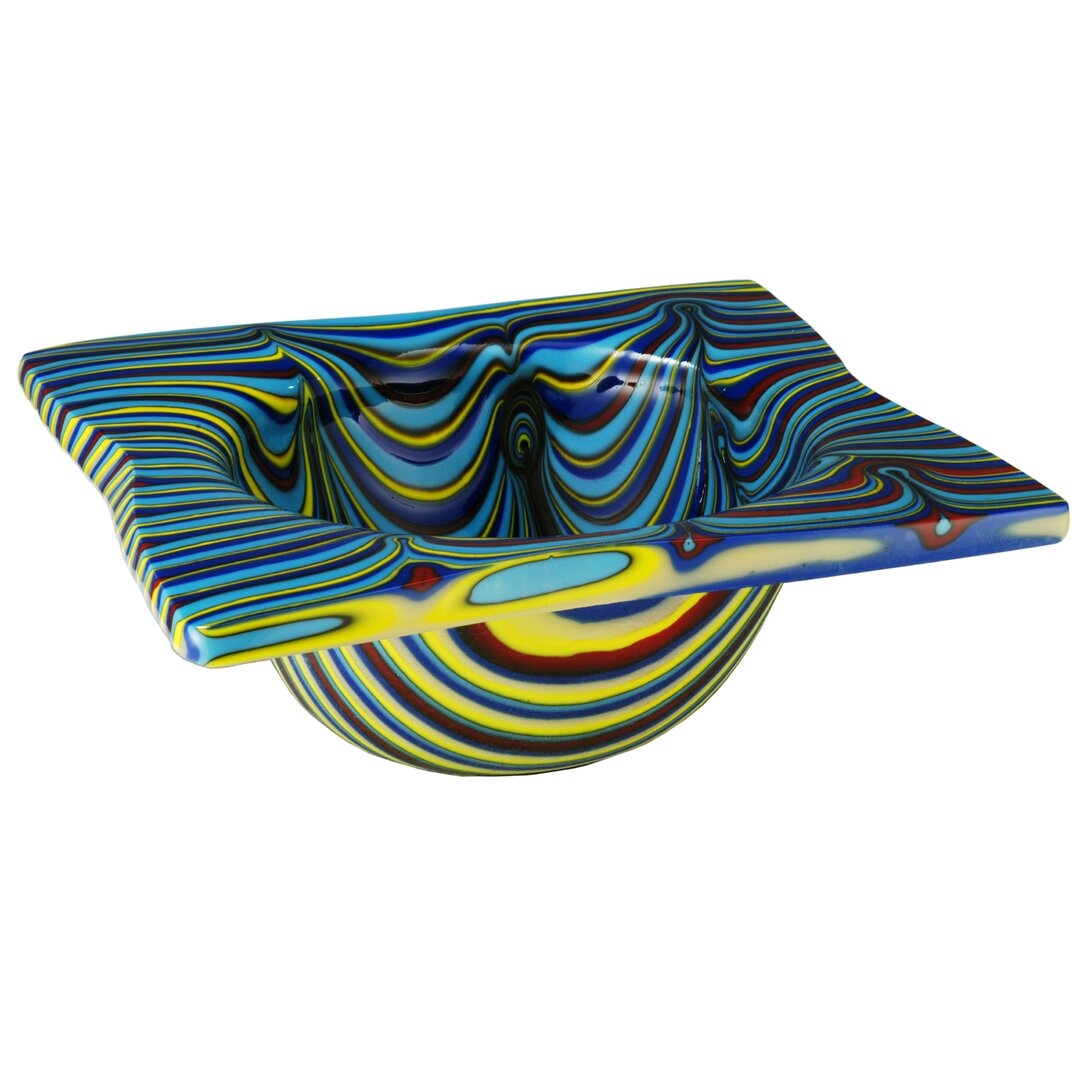 "Meyda Tiffany Metro Fusion Tropical Glass Bowl" - Image 0