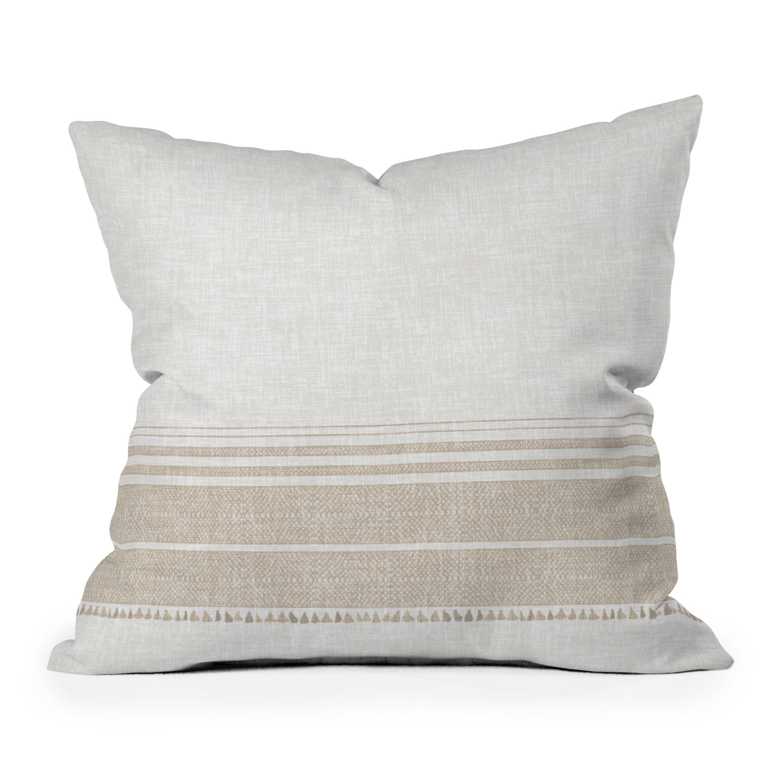 French Linen Tassel by Holli Zollinger - Outdoor Throw Pillow 26" x 26" - Image 0