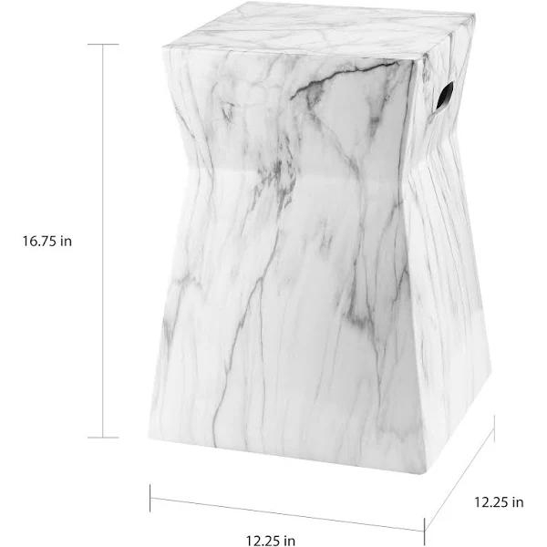 Carnac Marble Stool - Image 1
