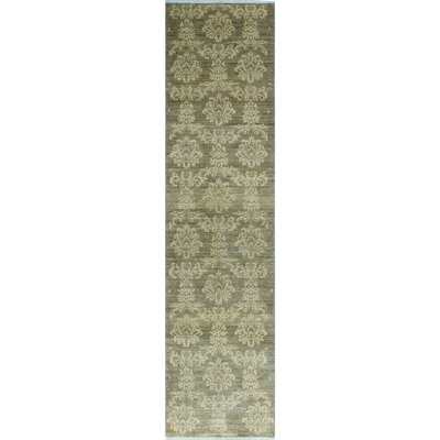 One-of-a-Kind Suzann Hand-Knotted Beige 2'4" x 11'10" Runner Wool Area Rug - Image 0