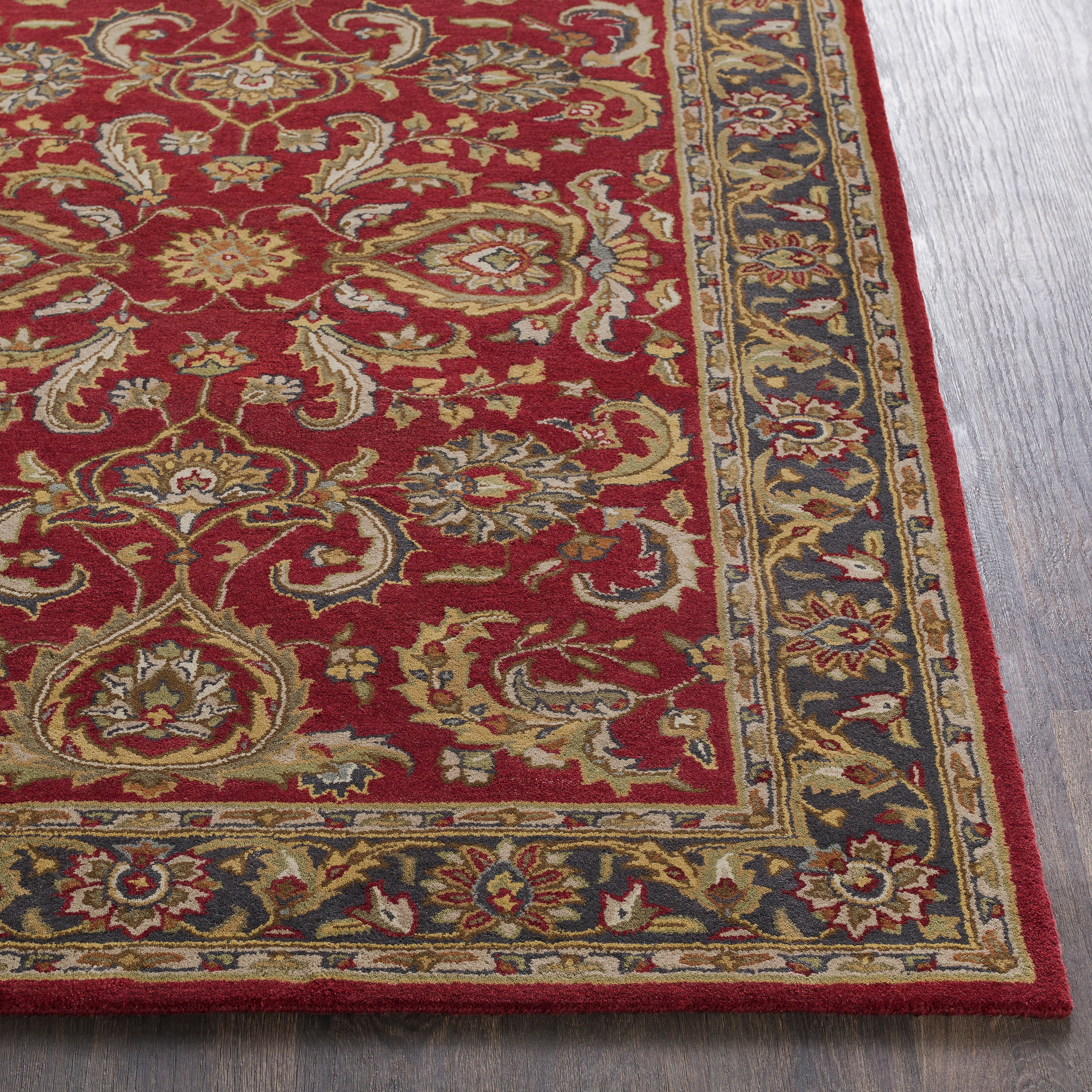 Middleton Brown Indoor 3'6" x 3'6" Handmade Rug - Image 2