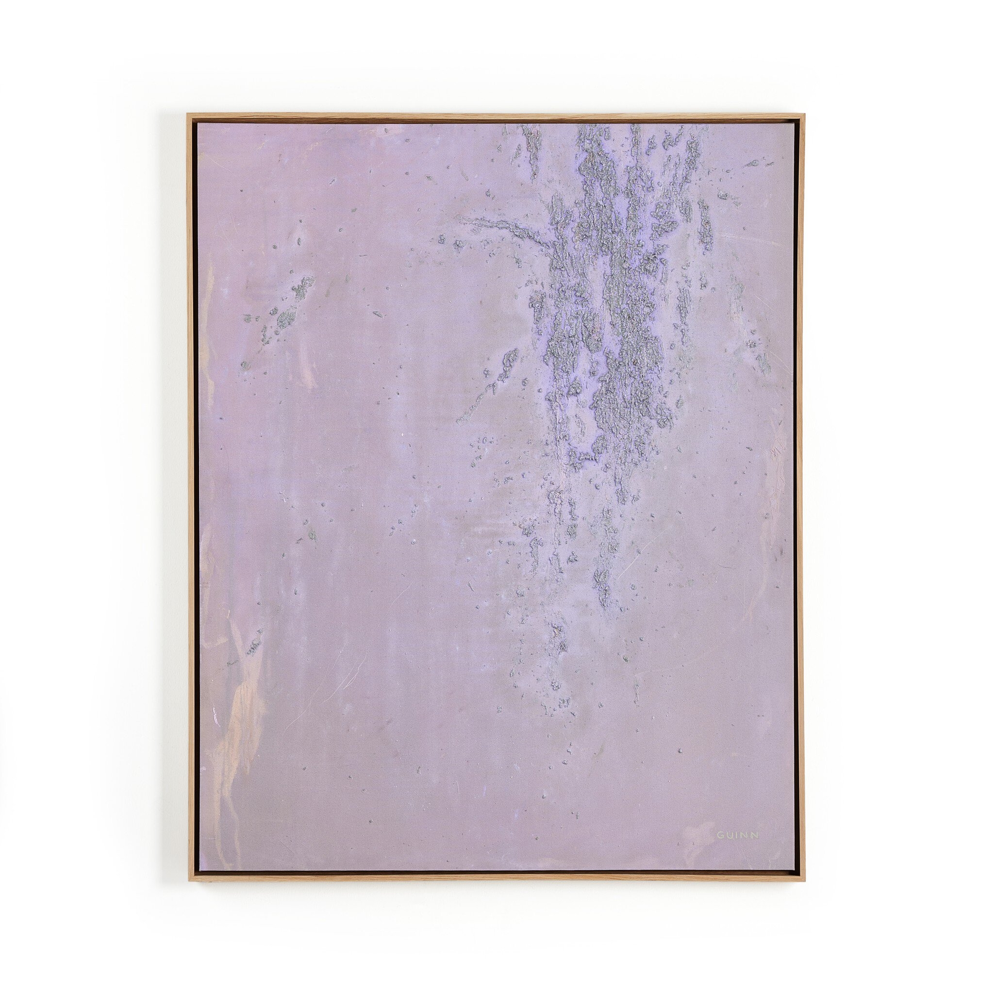 Where The Wild Lilacs Grow by Tyler Guinn - Vertical Grain White Oak Floater - Image 0