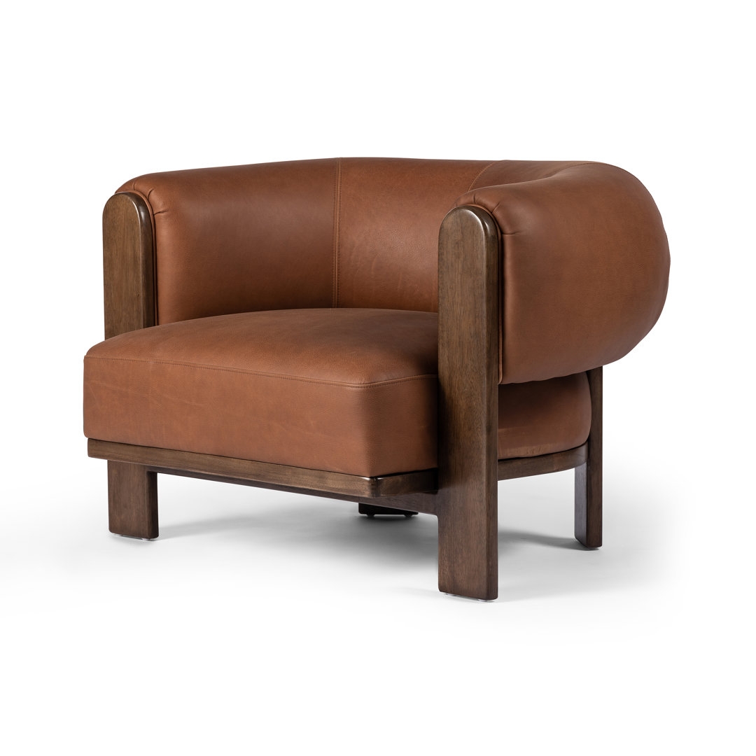 Four Hands Ira Chair, Brickhouse Cognac - Image 0