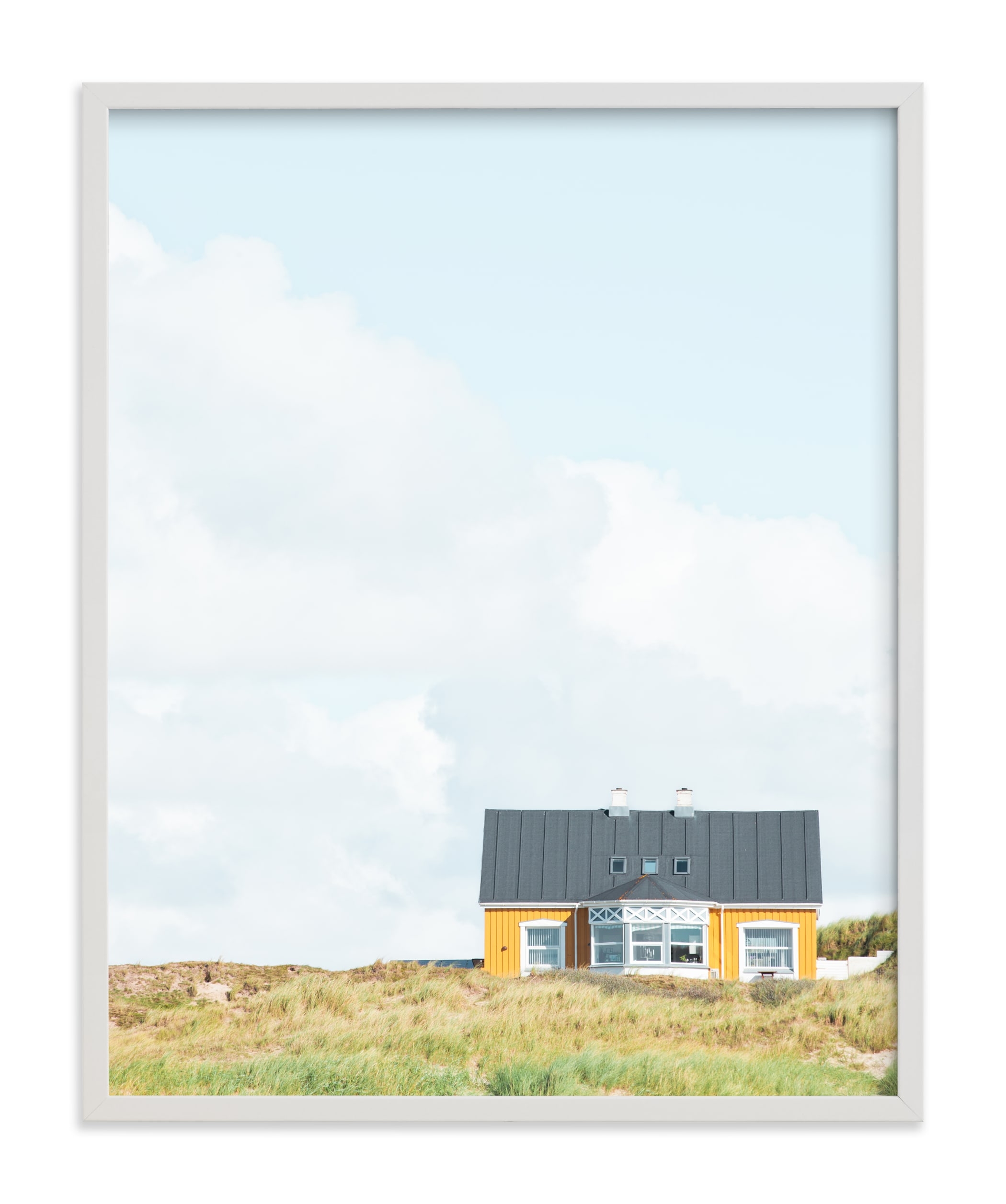 Yellow House At The Hill Limited Edition Fine Art Print 1 - Image 0