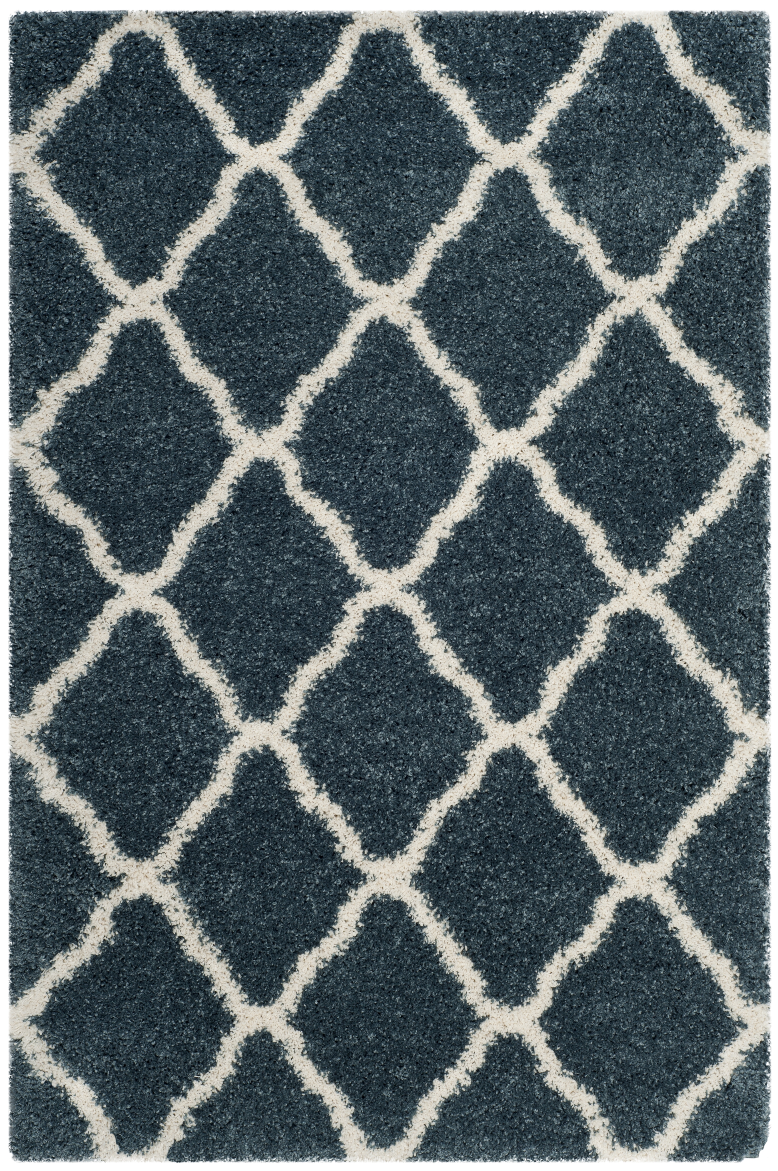 Arlo Home Woven Area Rug, SGH283L, Slate Blue/Ivory,  4' X 6' - Image 0