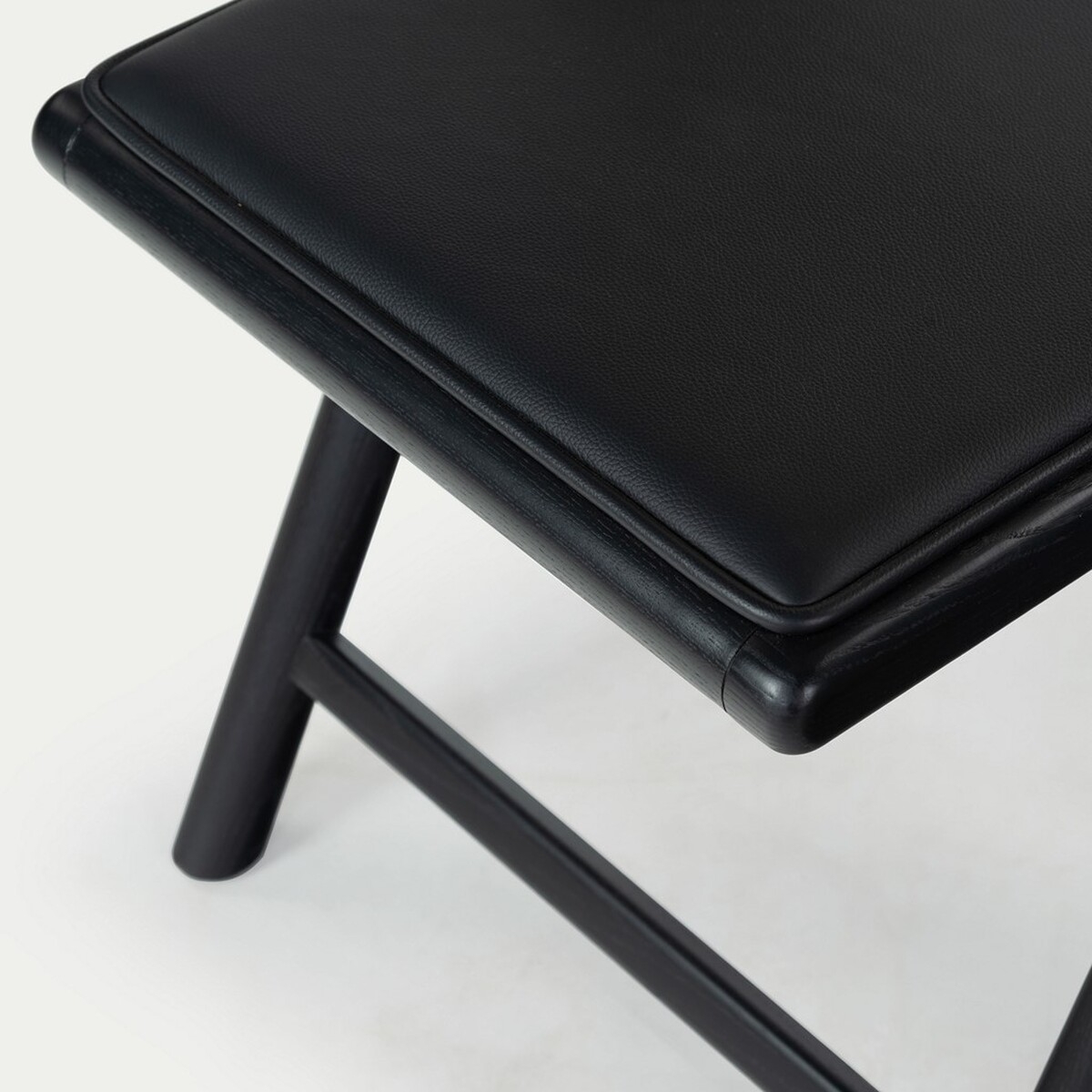 Shaylie Folding Dining Chair - Black - Image 4