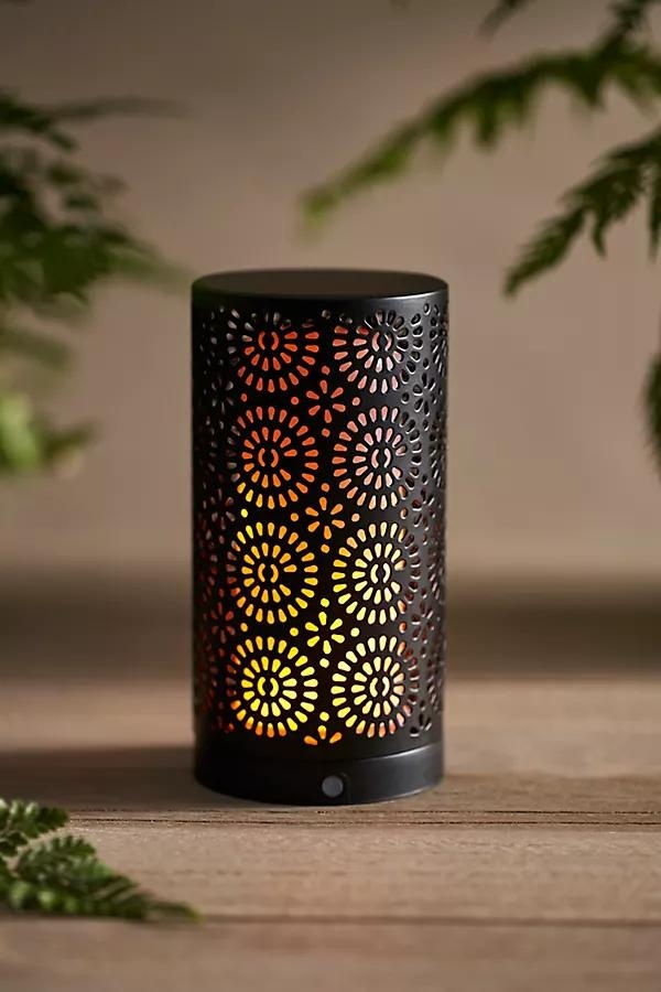 Flame Effect Tabletop Lantern - Image 0