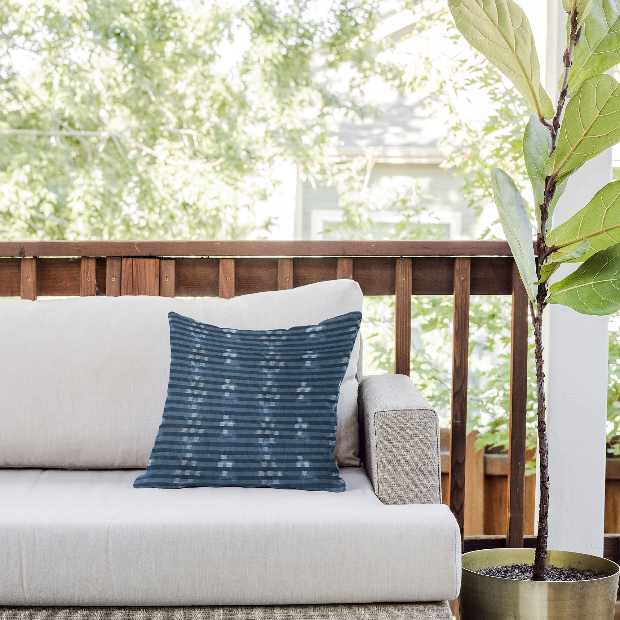 Hey You by Dash and Ash - Outdoor Throw Pillow 18" x 18" - Image 4