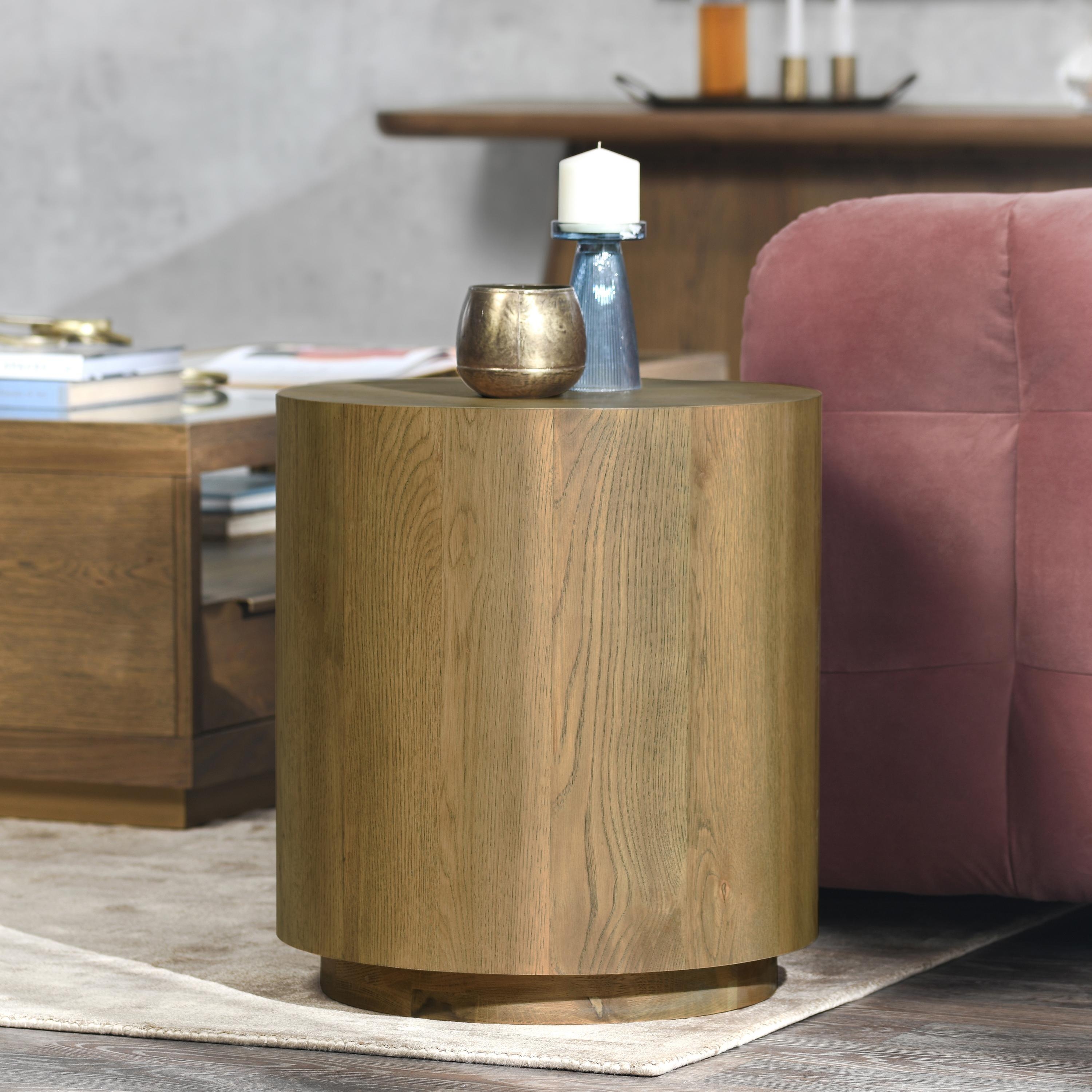 Layne 20" Round End Table Light Brown - Image 7