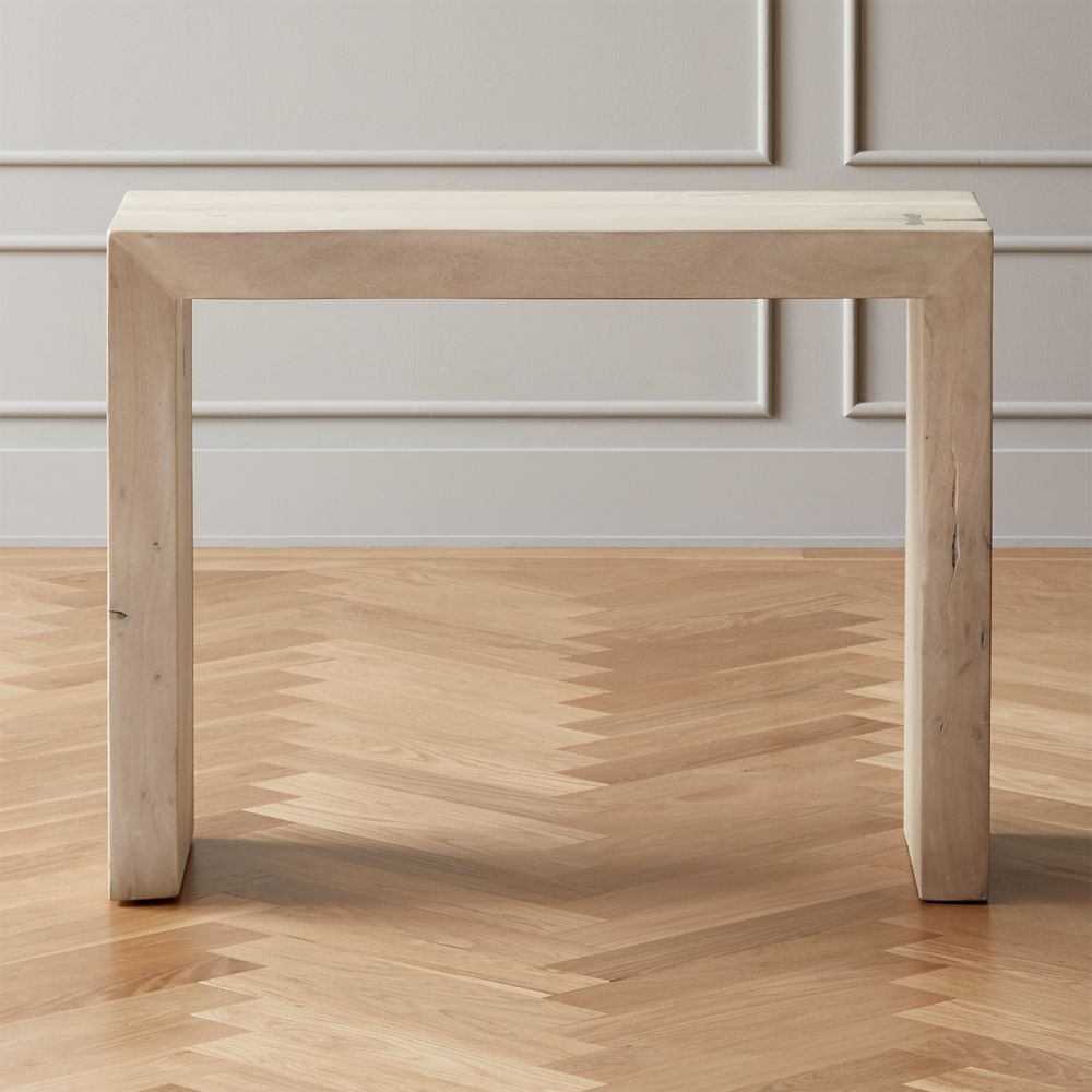Blanche Bleached Acacia Console Table - Image 0