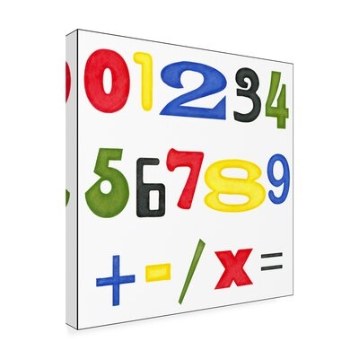 Kids Room Numbers by Megan Meagher - Wrapped Canvas Painting Print - Image 0