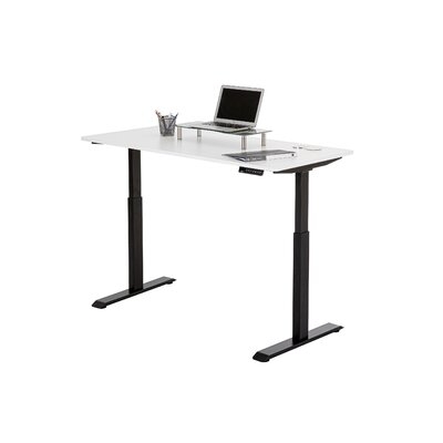 Inbox Zero Height Adjustable Standing Desk Smart Edition - White - Image 0