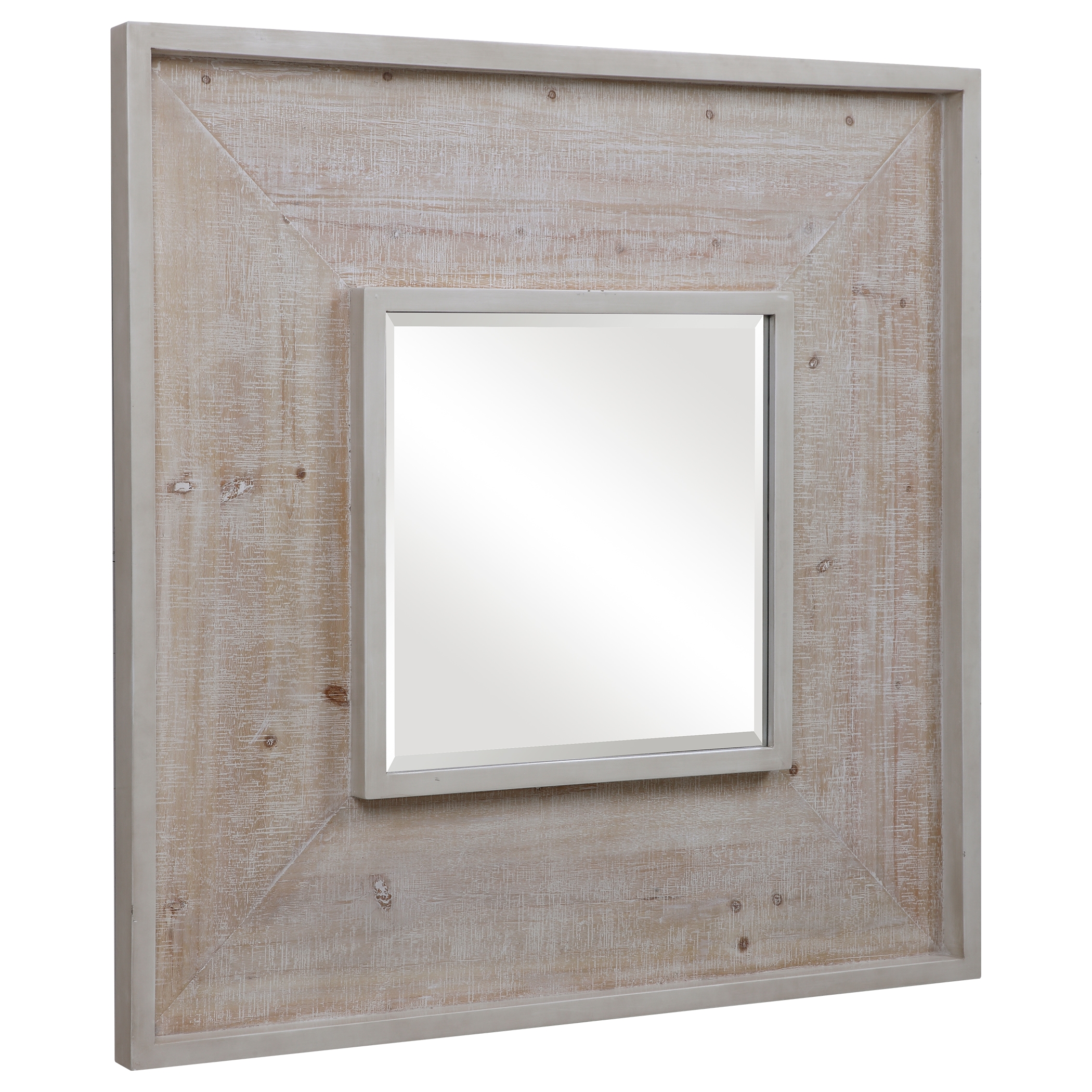 Alee Driftwood Square Mirror - Image 4