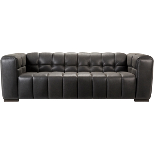 Grenoble Leather 29"H x 94"W x 34"D Sofa - Image 0
