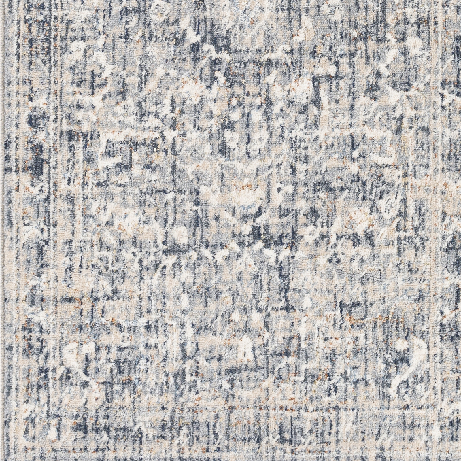 Amore Gray Indoor 7'10" x 7'10" Machine Woven Rug - Image 4