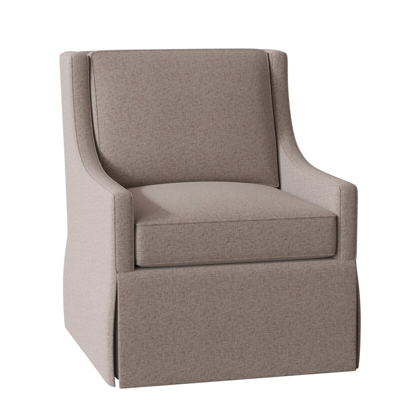 Fairfield Chair Kimball Armchair Body Fabric: 8789 Wisteria, Motion Type: Swivel - Image 0