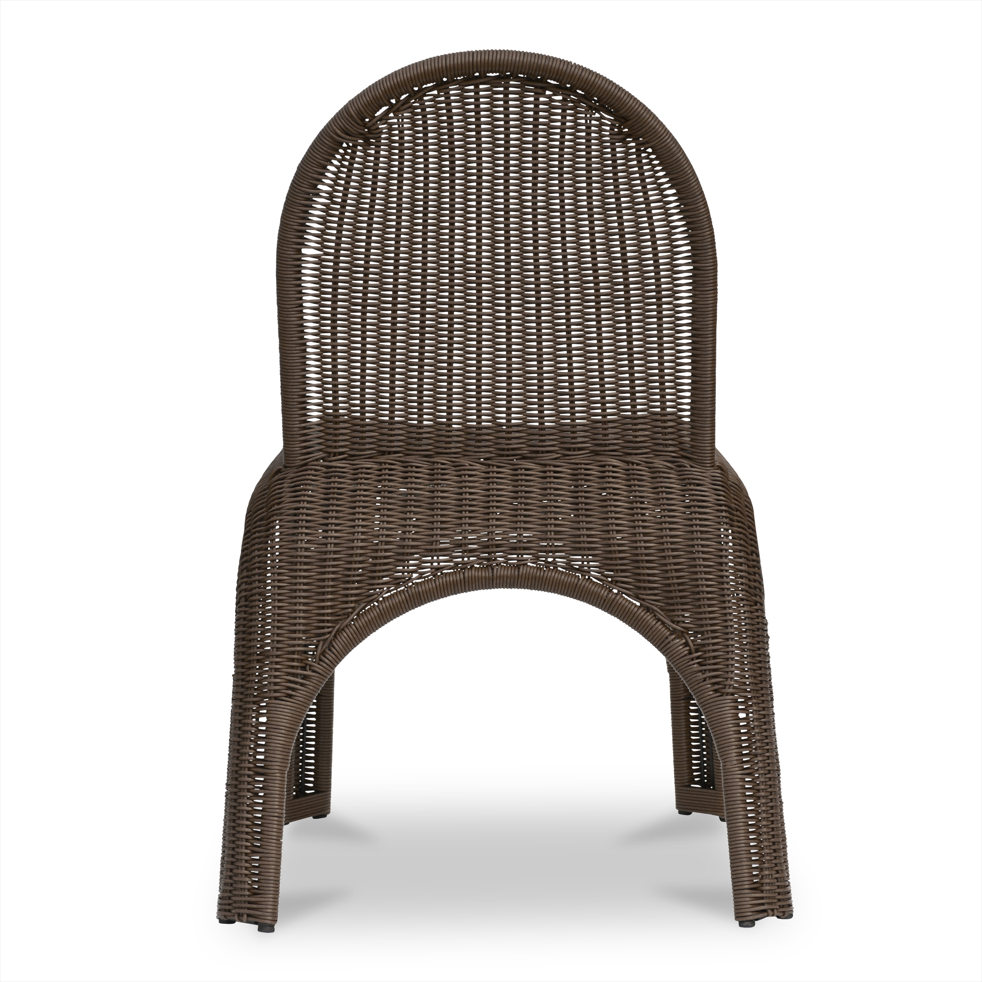Kendall Outdoor Dining Chair Brown-Set of Two - Image 5