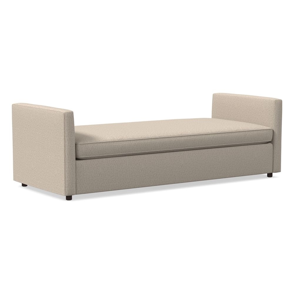 Harris Daybed, Poly, Deco Weave, Clay, Concealed Supports - Image 0