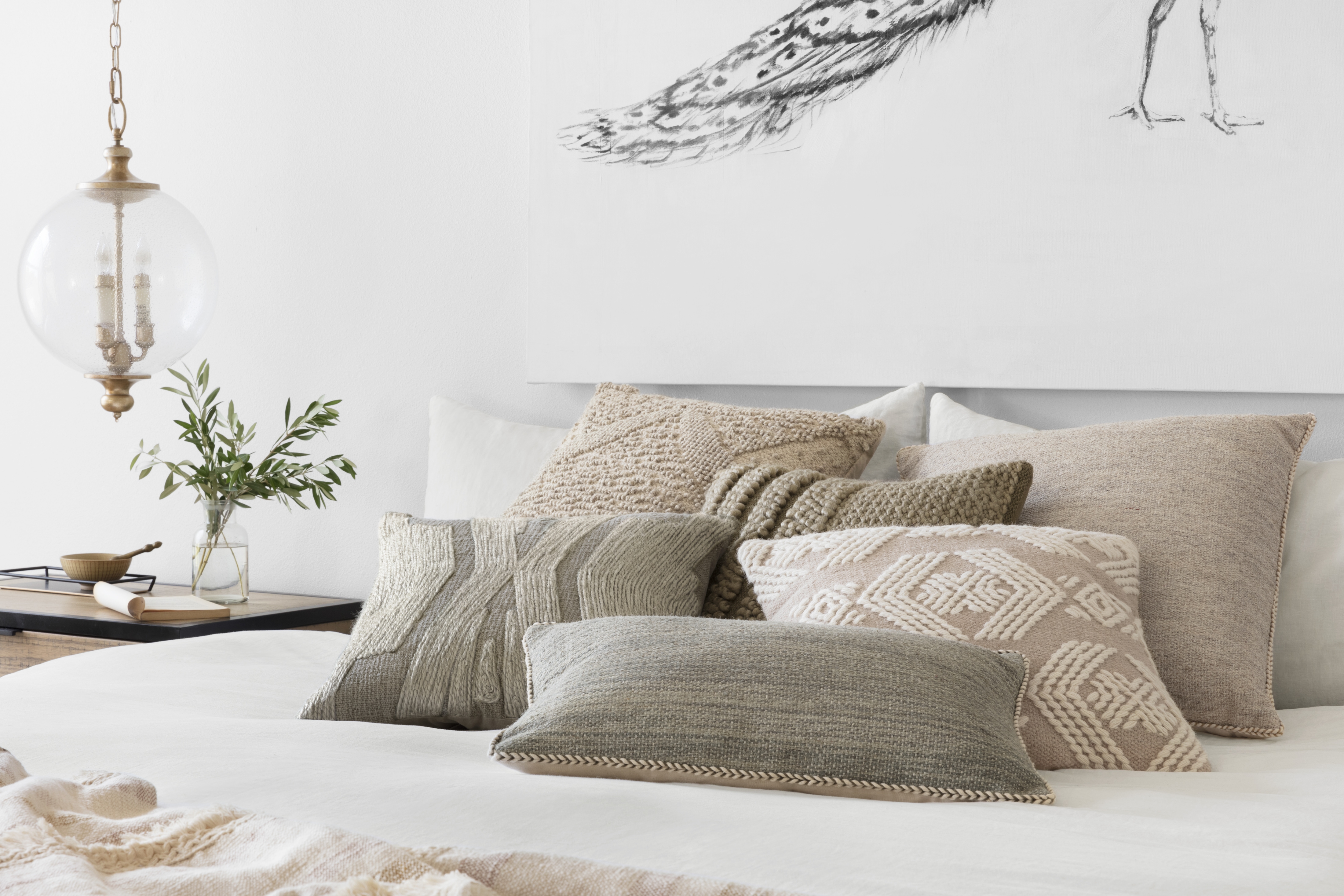 Magnolia Home by Joanna Gaines PILLOWS P1103 OLIVE 18" x 18" Cover Only - Image 2