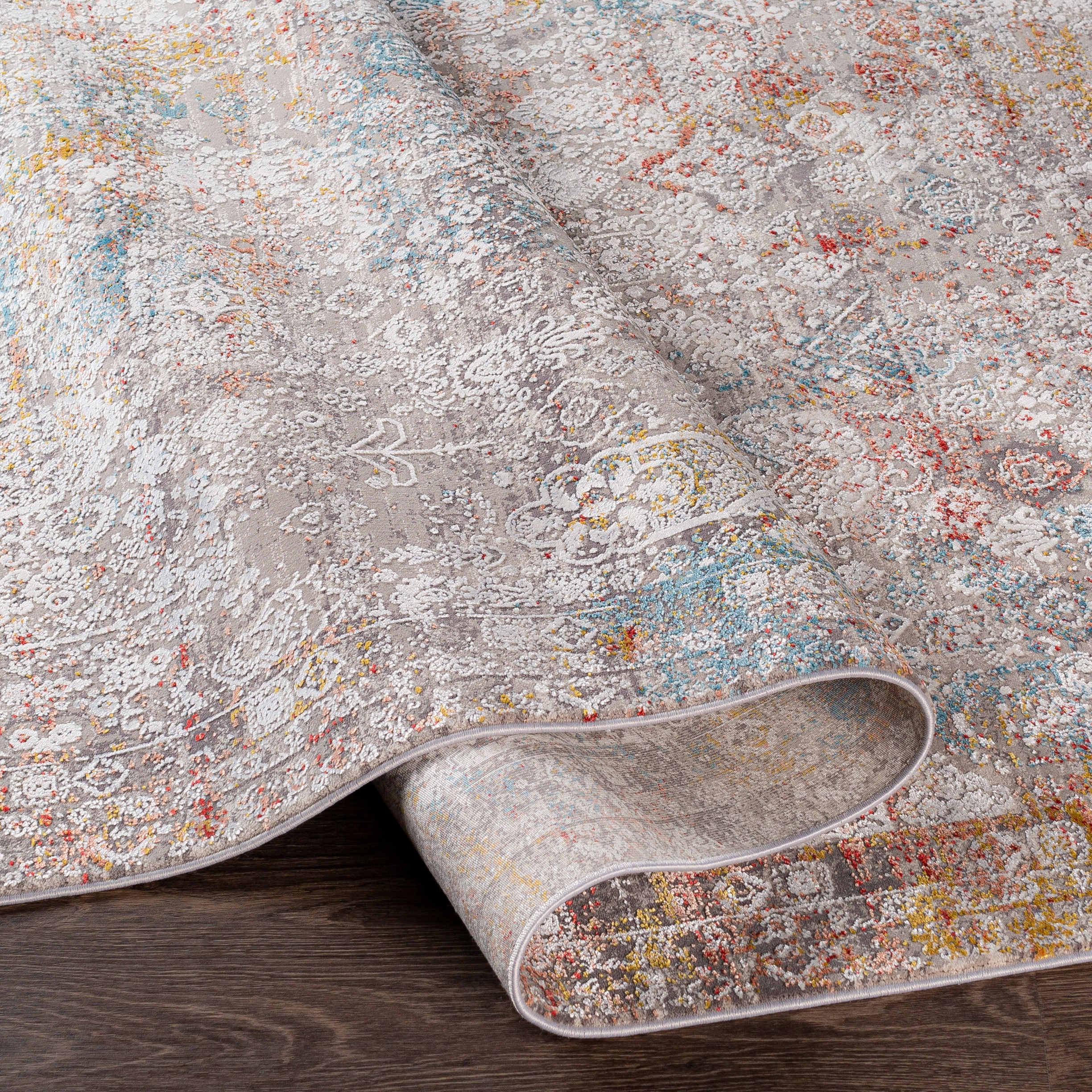 Solar Beige Indoor 9'8" x 13'1" Machine Woven Rug - Image 5