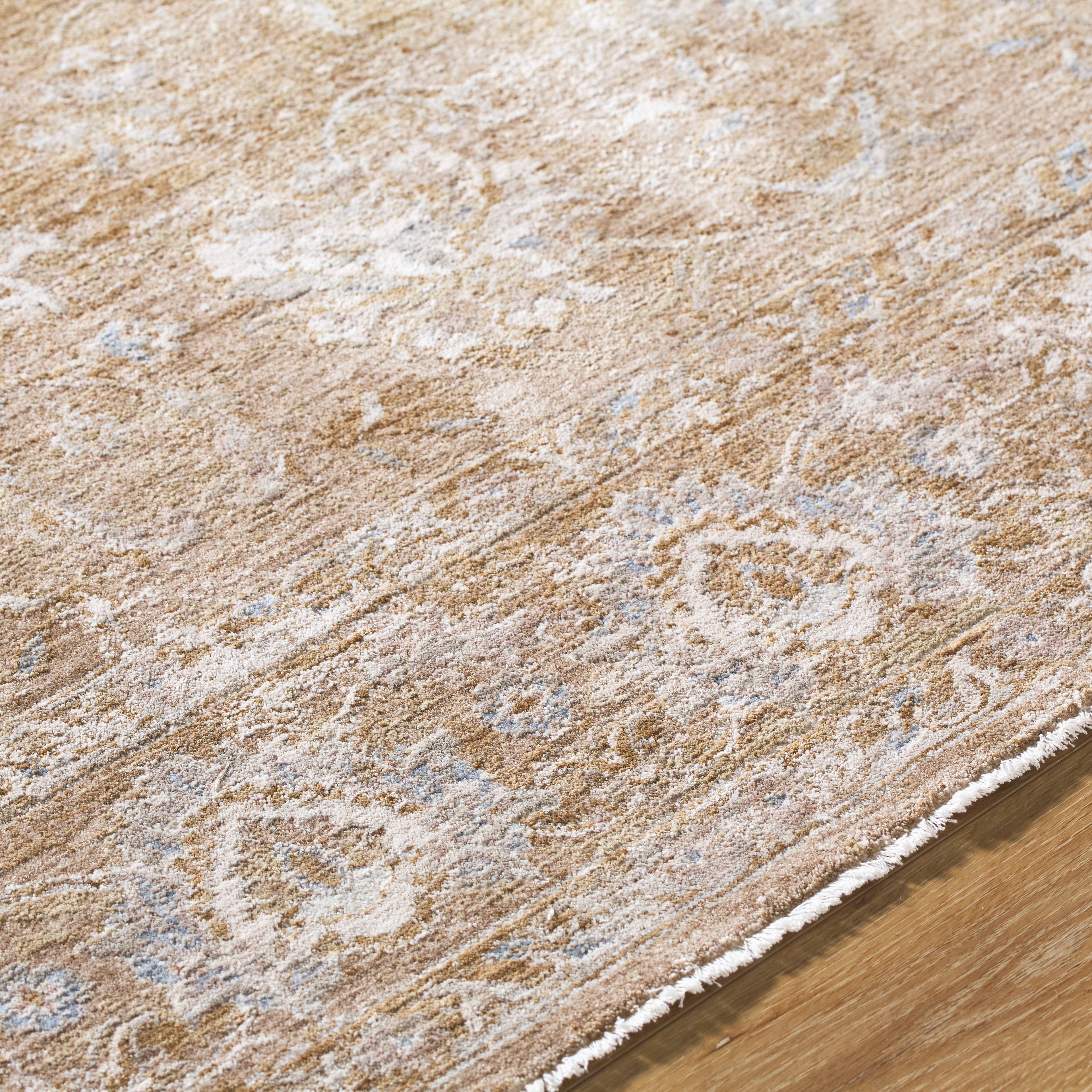 Da Vinci Beige Indoor 7'10" x 10'2" Machine Woven Rug - Image 2