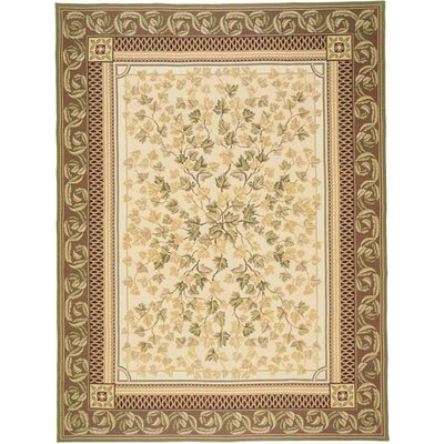 One-of-a-Kind Hand-Knotted Beige/Brown 12'3" x 18' Wool Area Rug - Image 0