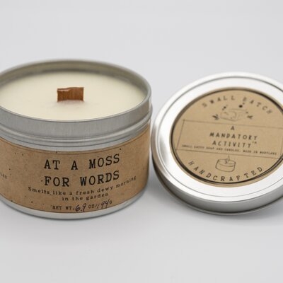 At A Moss For Words Soy Candle - Image 0