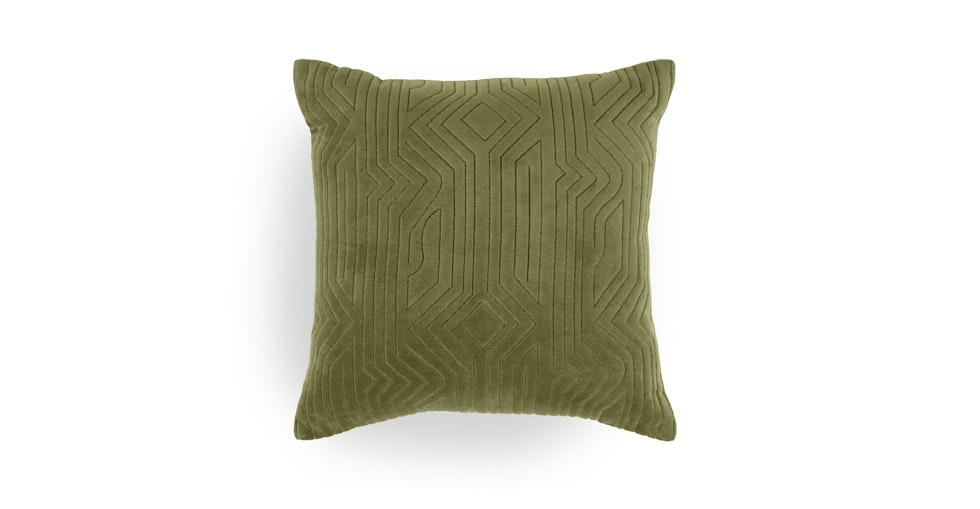 Grilo Velvet Pillow - Emerald - Image 0
