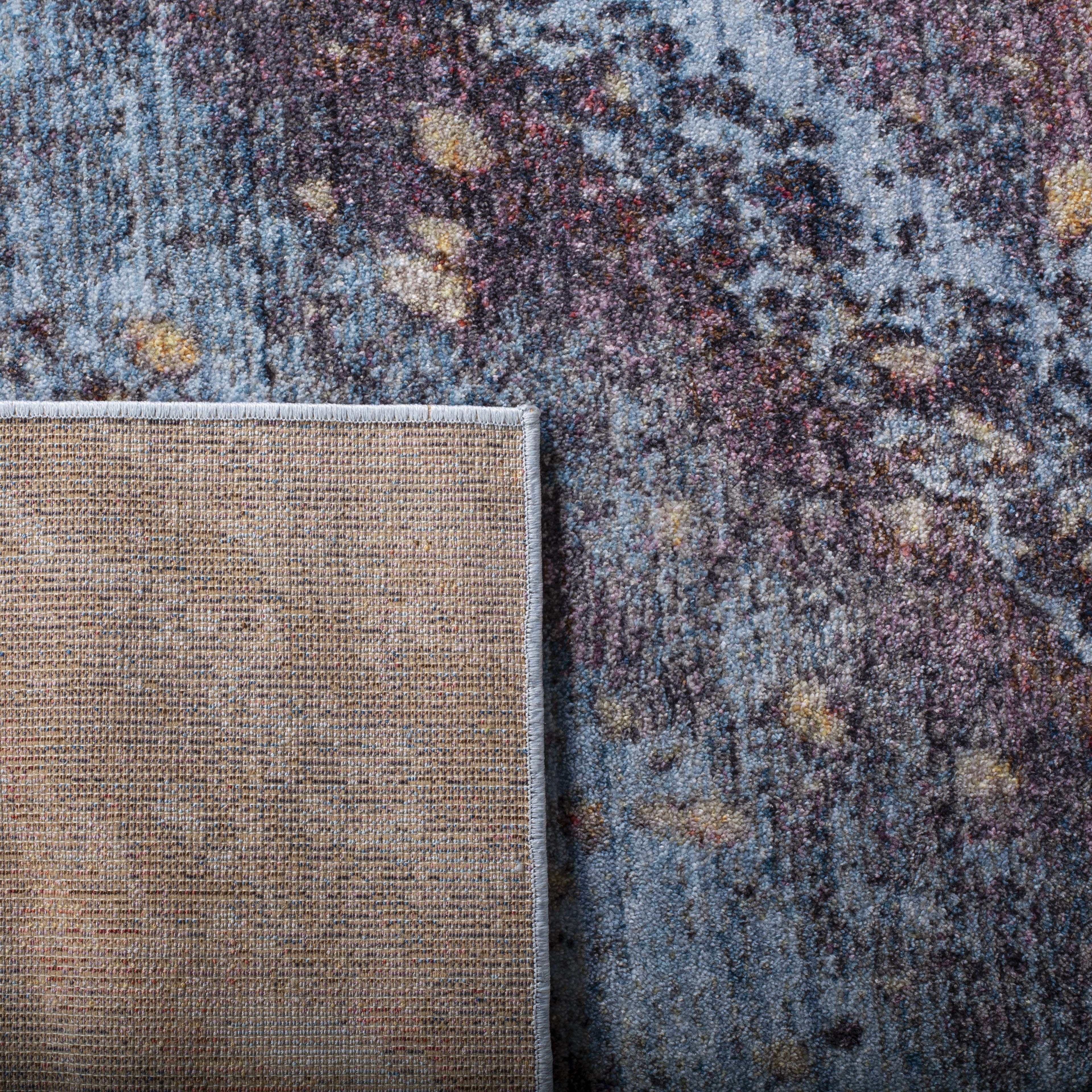 Arlo Home Woven Area Rug, MNY617D, Red/Multi,  4' X 6' - Image 3