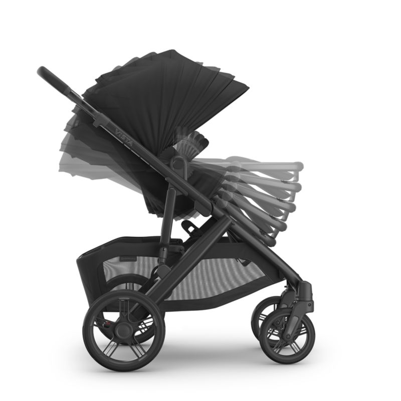 UPPAbaby ® Vista V3 Jake Charcoal Gray Foldable Convertible Baby Stroller - Image 10