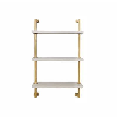 White 3 Shelf Wall Mount Bookcase - Image 0
