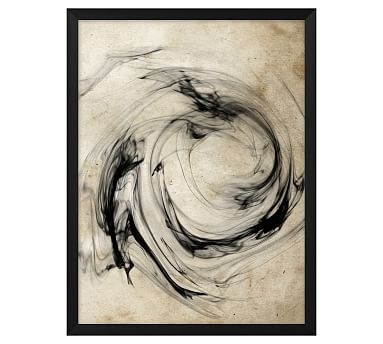 Smoke Swirl 2 Framed Print, 16" x 21" - Image 0