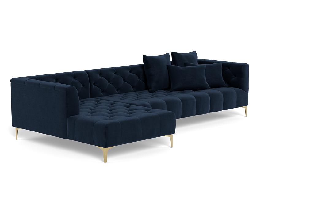 Ms. Chesterfield Sectional Sofa with Left Chaise by Apartment Therapy - Image 1
