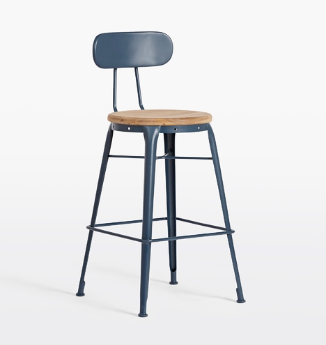 Cobb Indoor/Outdoor Counter Stool with back - Image 0