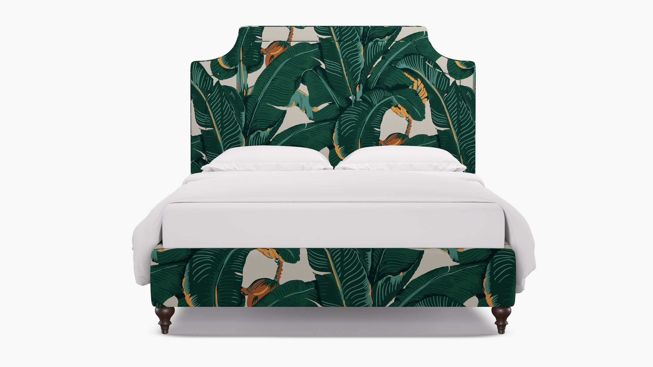 Deco Bed, Martinique®®, Espresso Traditional Turned Leg, King - Image 0